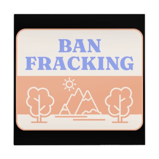Ban Fracking Save Our Environment cool Mahjong Mats