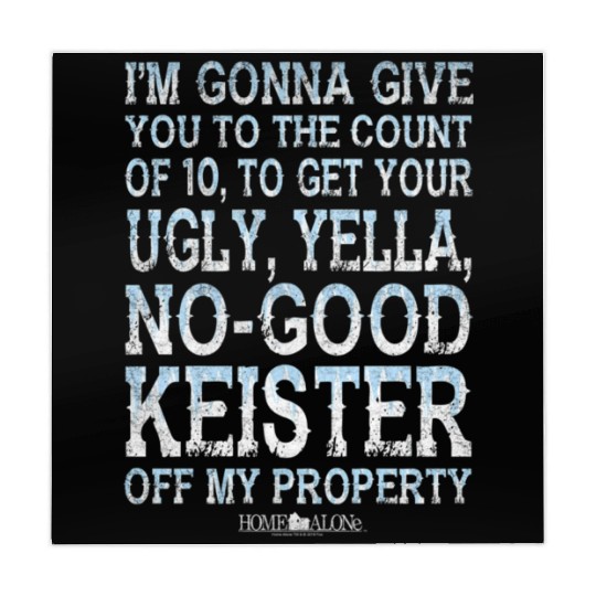 Home Alone Off My Property Mahjong Mats