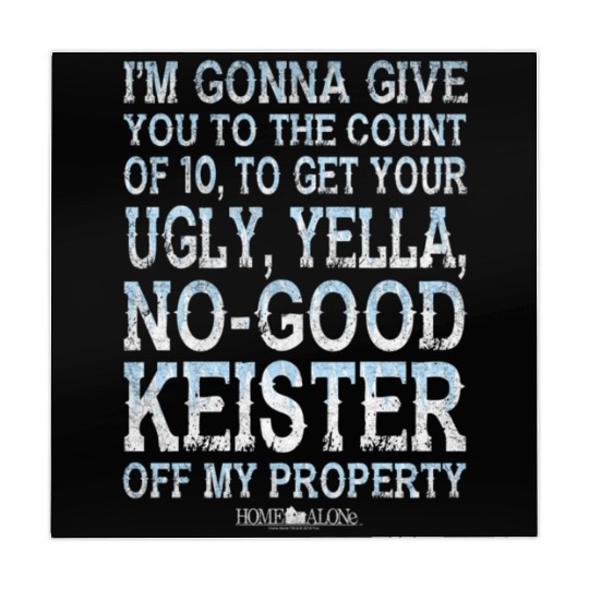 Home Alone Off My Property Mahjong Mats