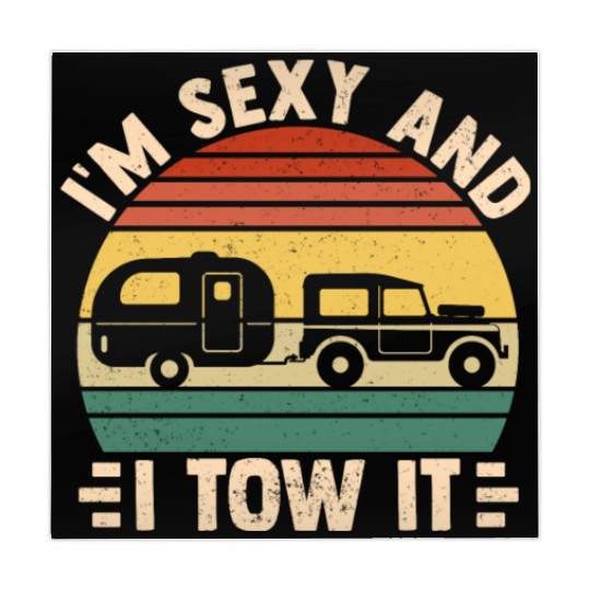 Funny Camper Camping RV Mahjong Mats