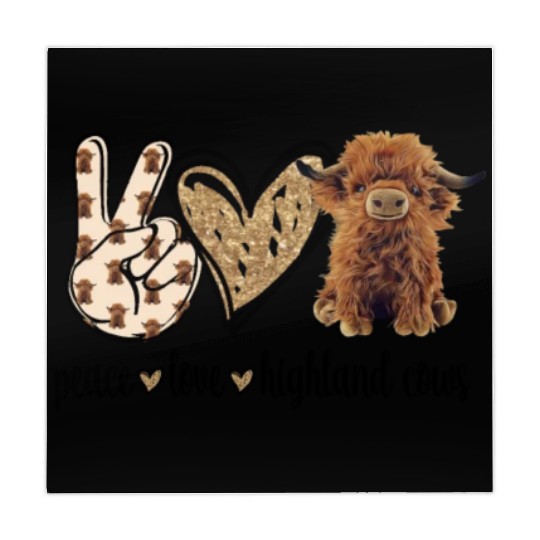 Scottish Highland Cow Mahjong Mats