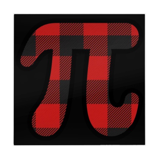 Pi Day Cute Buffalo Plaid Mahjong Mats