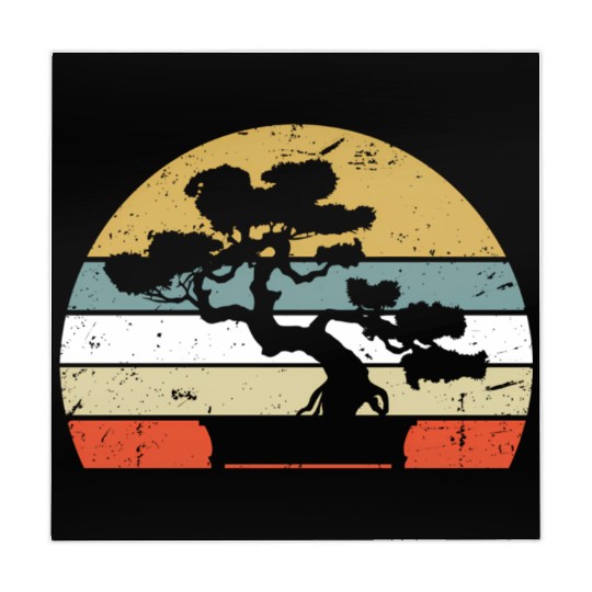 Japanese Sunset Zen Buddhist Bonsai Mahjong Mats