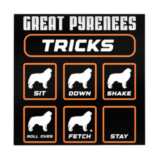Great Pyrenees Tricks Mahjong Mats