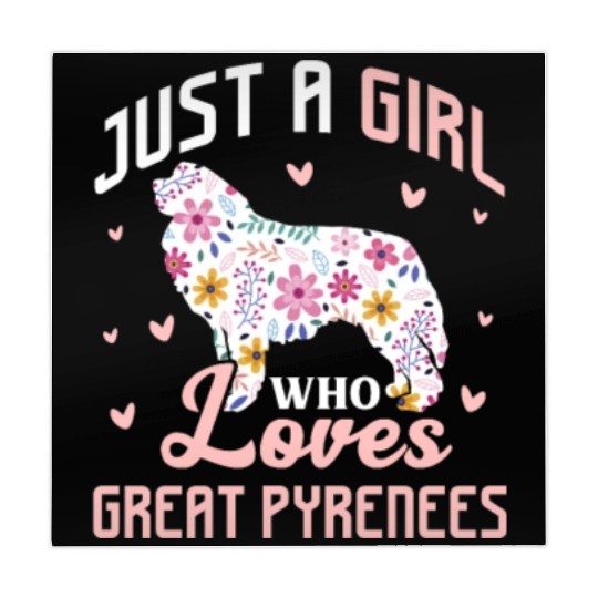 Just A Girl Who Loves Great Pyrenees Mahjong Mats