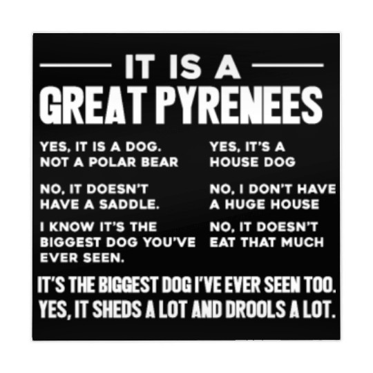 It Is A Great Pyrenees Mahjong Mats