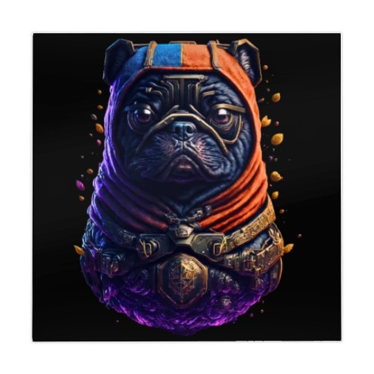 Adorable Frenchie Astronaut: Dog in a Space Suit Mahjong Mats