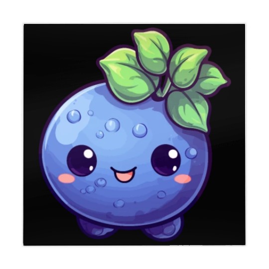 Blueberry kawaii Mahjong Mats