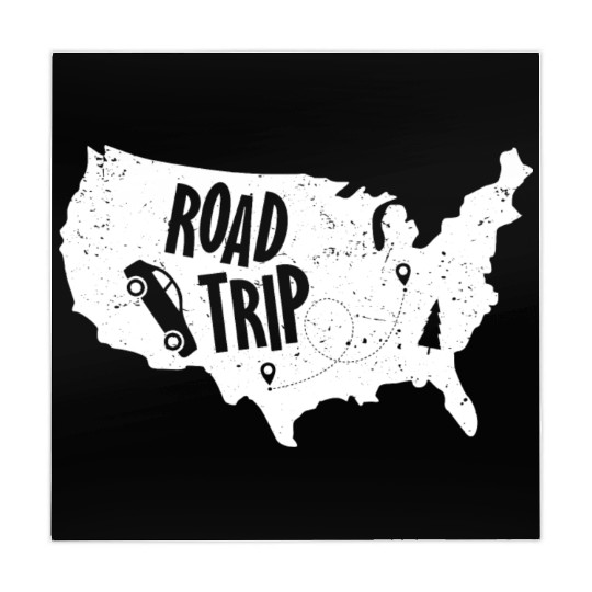 Road Trip US Map | Vacation Travel Mahjong Mats