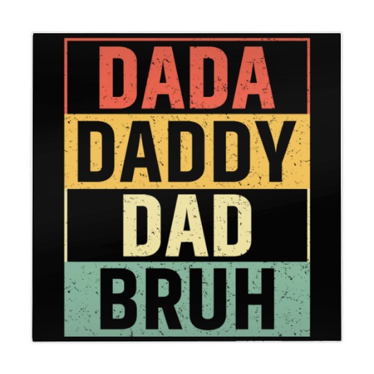 Dada Daddy Dad Bruh Fathers Day Vintage Funny Mahjong Mats