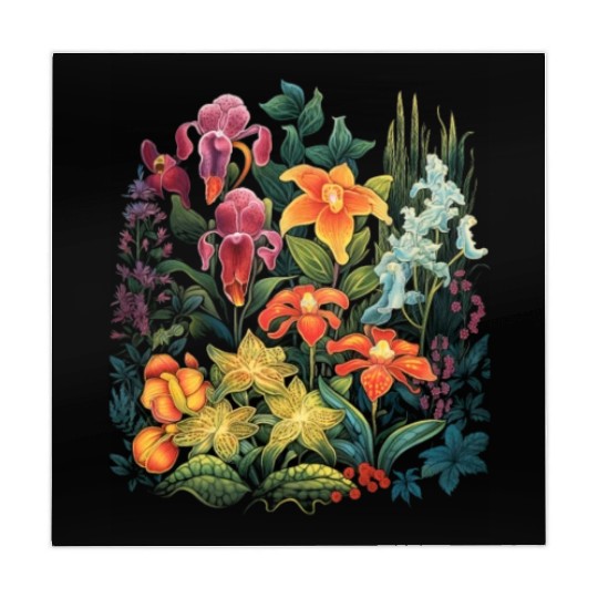 Orchids Flowers Garden Blossom Orchid Lover Mahjong Mats