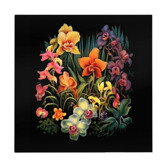 Orchids Flowers Garden Blossom Orchid Lover Mahjong Mats
