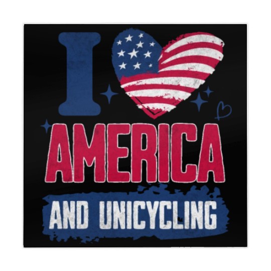 I Love America And Unicycling Mahjong Mats