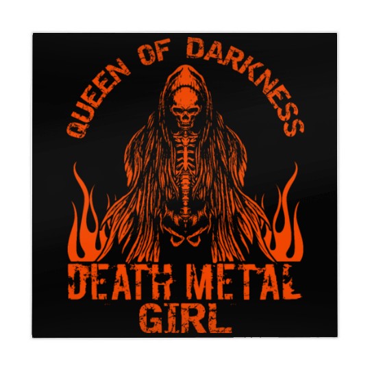 Goth Rock Satan Girl Woman Festivals Death Metal Mahjong Mats
