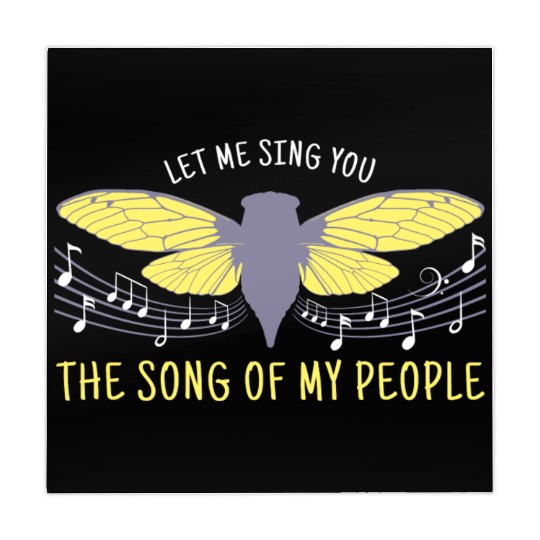 Let Me Sing You The Song Of My People Cicada Artsy Mahjong Mats