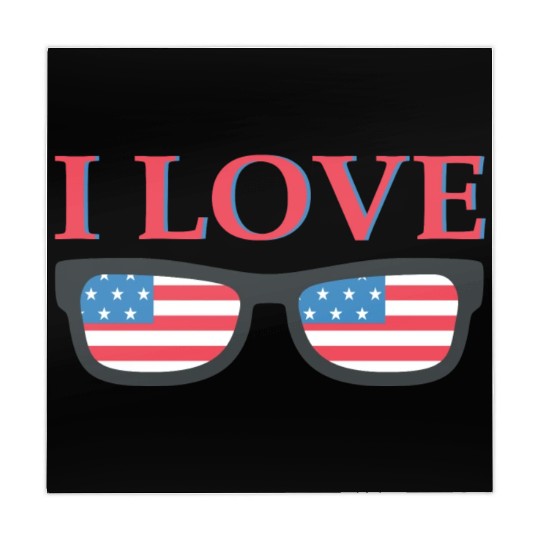 I Love America Mahjong Mats