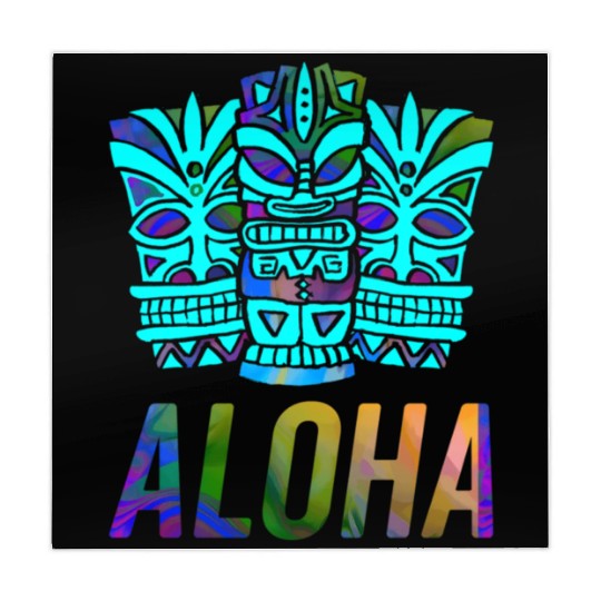 Tiki Aloha Hawaiian Travel Tropical Vacation Mahjong Mats