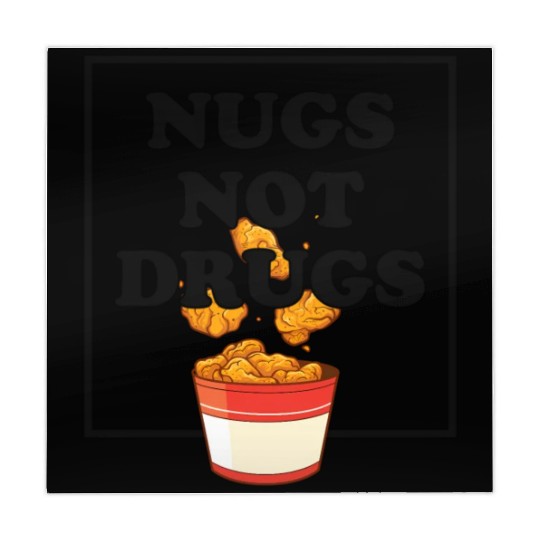 Nugs Not Drugs Chicken Farmer Nuggets Foodie Mahjong Mats