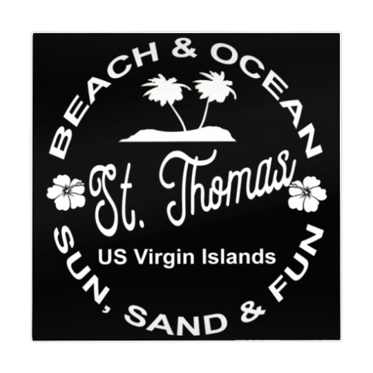 Tropical Beach Ocean St Thomas Us Island Mahjong Mats