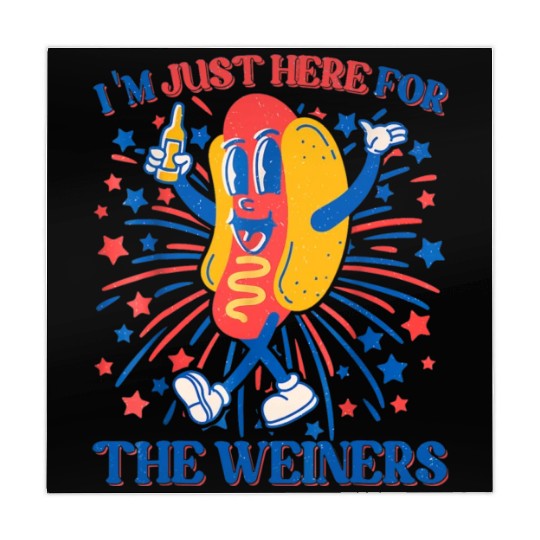 I'm Just Here For The Wieners Mahjong Mats