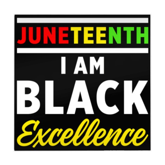 Juneteenth Excellence Black African American Flag Mahjong Mats