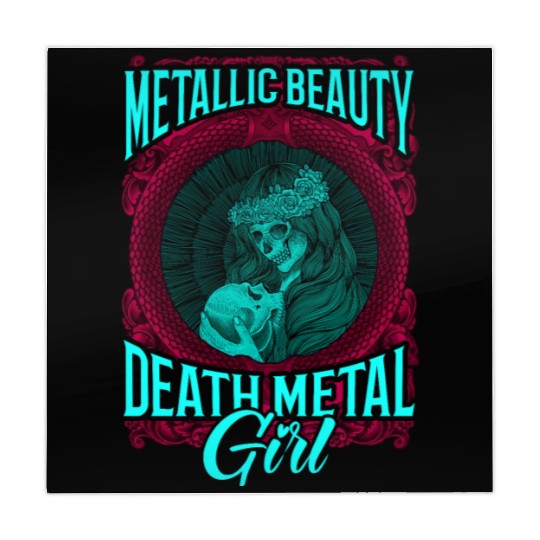 Goth Rock Satan Girl Woman Festivals Death Metal Mahjong Mats