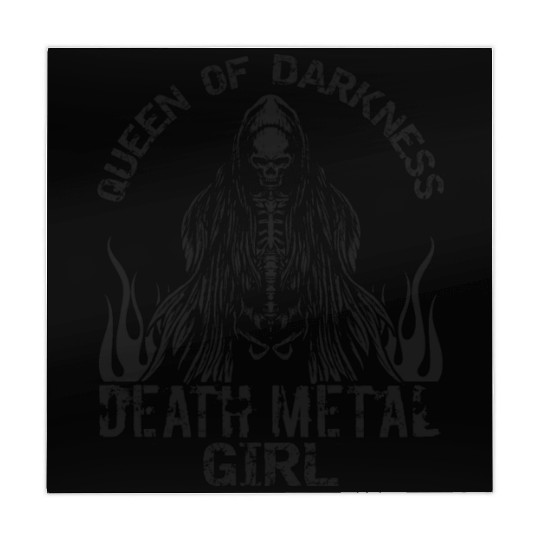 Goth Rock Satan Girl Woman Festivals Death Metal Mahjong Mats