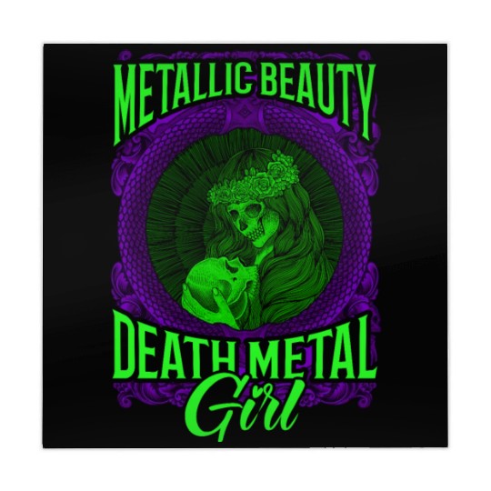 Goth Rock Satan Girl Woman Festivals Death Metal Mahjong Mats