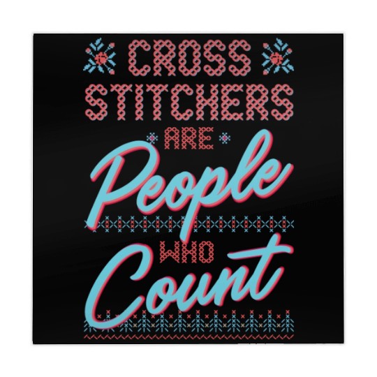 Cross Stitchers Are People Who Count Cross Stitch Mahjong Mats