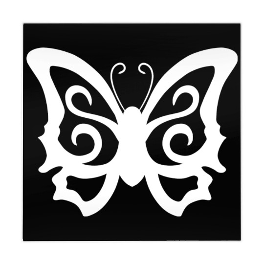 Tribal Butterfly White Mahjong Mats