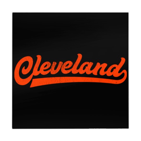 I Love Cleveland Ohio Sports Script Mahjong Mats