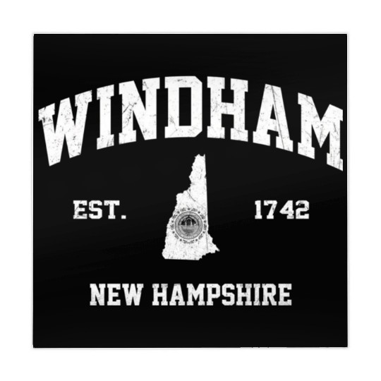 Windham New Hampshire Nh State Athletic Style Mahjong Mats