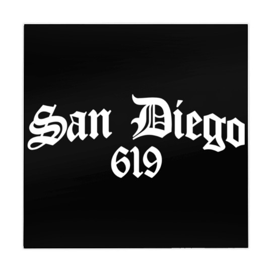 San Diego 619 Chicano Latino Style Area Code Mahjong Mats