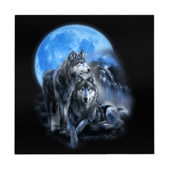 The Mountain Men'S Wolfs Lookout Native American Mahjong Mats