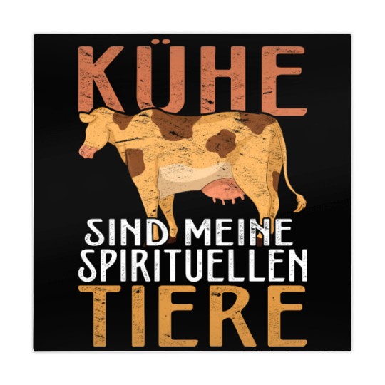 Cows are my spiritual animals farm cow Mahjong Mats