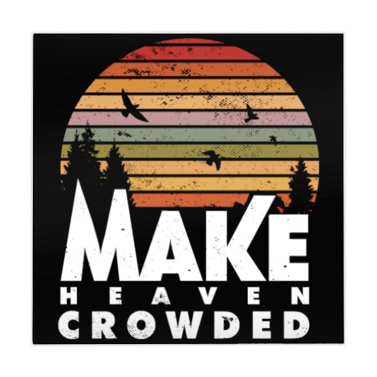 Make Heaven Crowded Religious Christian Quote Mahjong Mats
