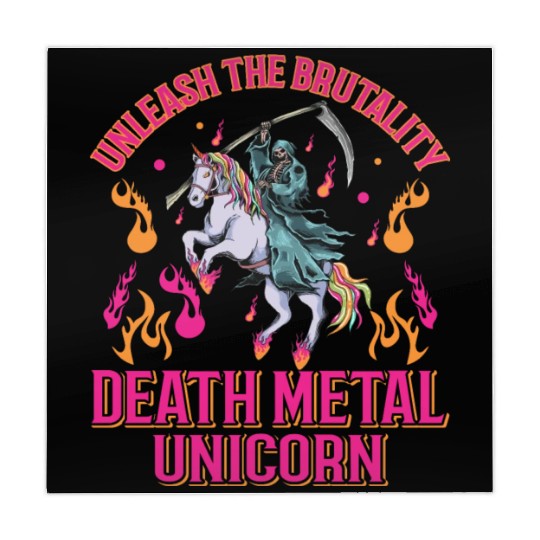 Goth Rock Satan Unicorn Festivals Death Metal Mahjong Mats