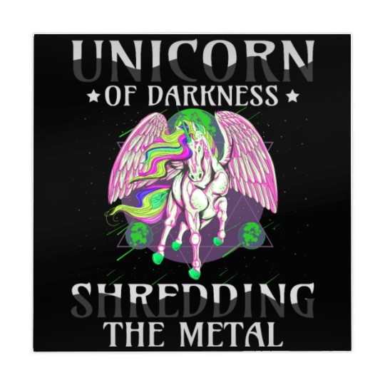 Goth Rock Satan Unicorn Festivals Death Metal Mahjong Mats