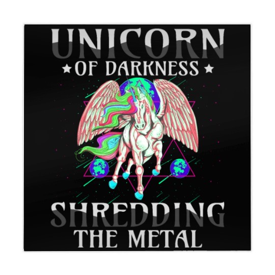 Goth Rock Satan Unicorn Festivals Death Metal Mahjong Mats