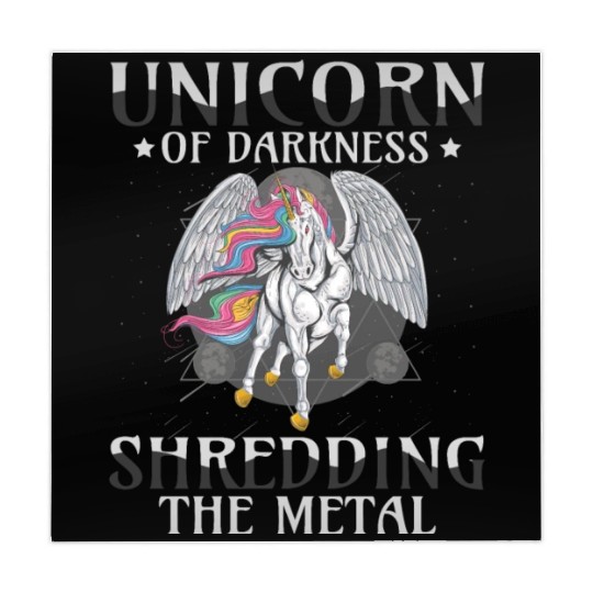Goth Rock Satan Unicorn Festivals Death Metal Mahjong Mats