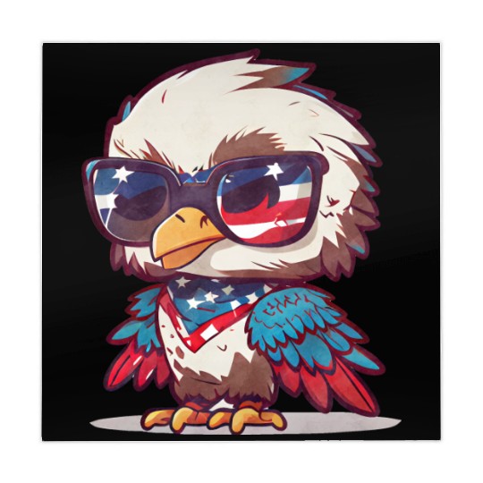 Patriotic fashionista Bird Mahjong Mats