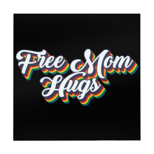 Free Mom Hugs LGBTQ Rainbow LGBTQ Free Mom Hugsfre Mahjong Mats