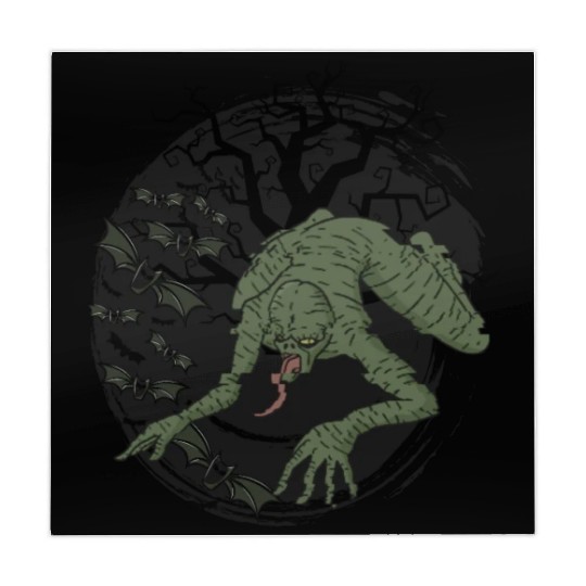 Scary horror monster Halloween creepy Trick Mahjong Mats