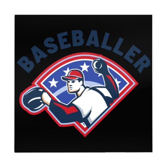 Baseballer Baseball Pitcher Sports Club Player Mahjong Mats