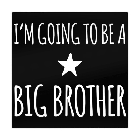 Im Going To Be A Big Brother summer humor red Mahjong Mats
