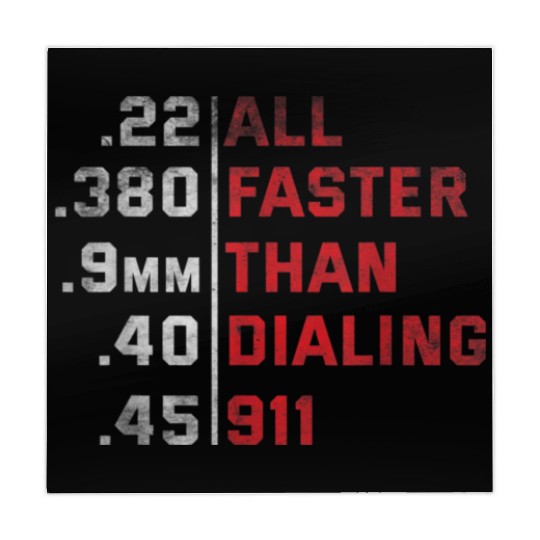 All Faster Than Dialing 911 Weapon Bullet Ammo Mahjong Mats