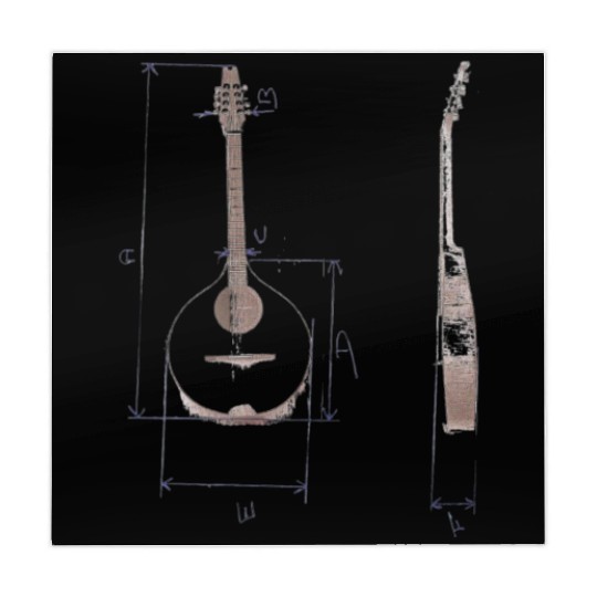 Irish Bouzouki Instrument Greek Mahjong Mats