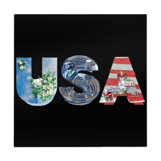 USA STATUE OF LIBERTY Comfort Colors Mahjong Mats, USA