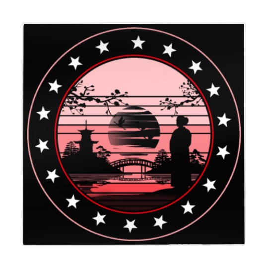 Cherry Blossom Mahjong Mats, Vintage Sakura Kawaii Pop