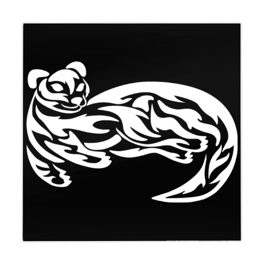 Tribal Otter Tattoo Mahjong Mats